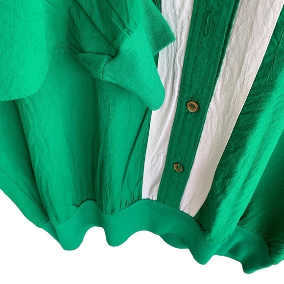 Vintage Women’s Track Suit Parachute Top Pants 80s Cortiva Made in USA - Picture 7 of 10